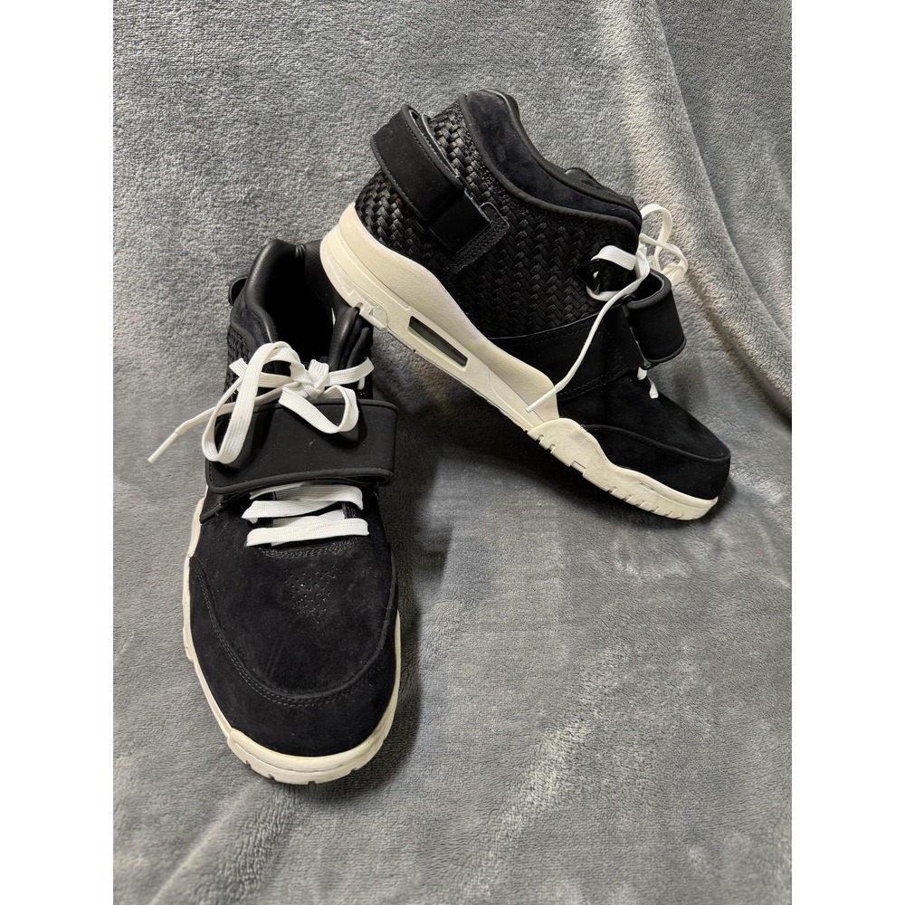 Nike Air Trainer V Cruz‎ Shoes Mens Size 13 Black Suede Woven Mid Top 777535-004